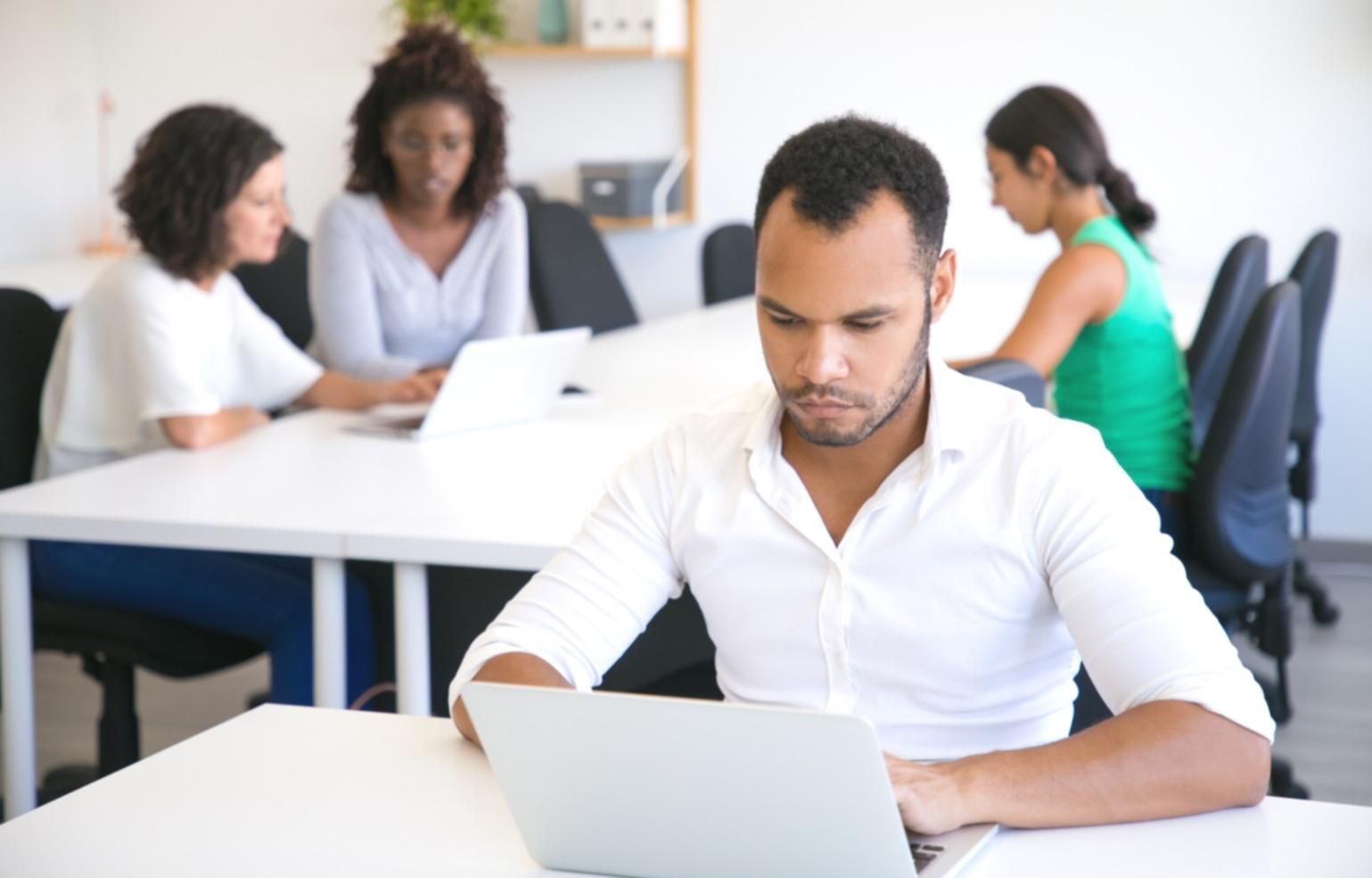 Financial education classroom setting